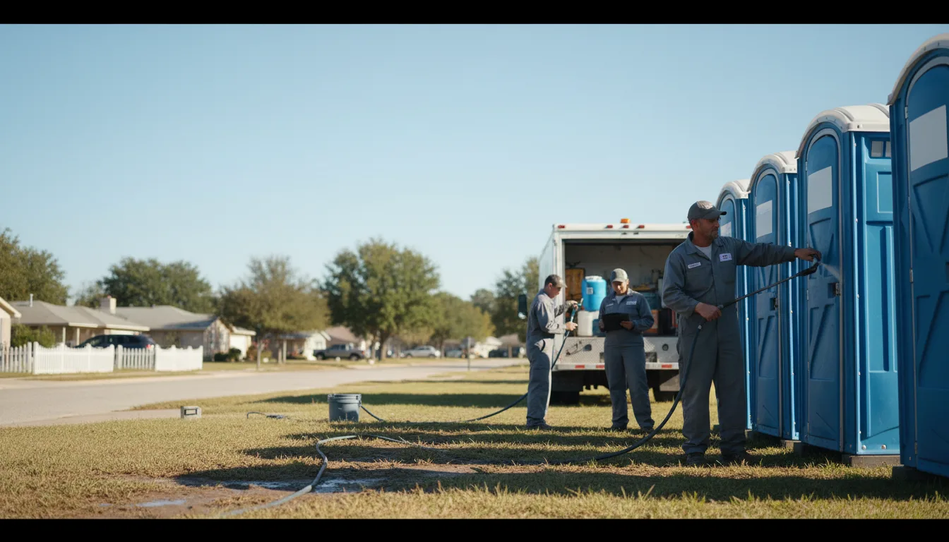 Long-Term Portable Toilet Rental in Angleton, TX near me